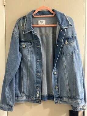 Old Navy Boyfriend Jean Jacket Large